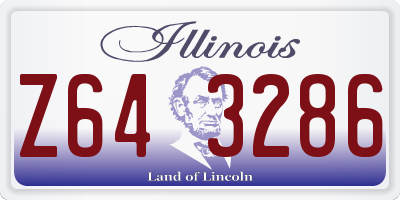 IL license plate Z643286