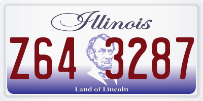 IL license plate Z643287