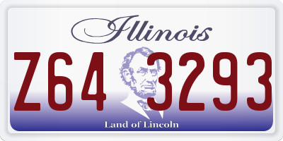 IL license plate Z643293