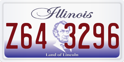IL license plate Z643296