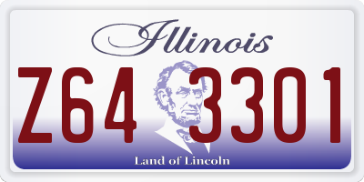 IL license plate Z643301