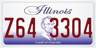 IL license plate Z643304