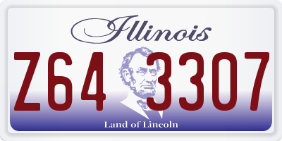 IL license plate Z643307