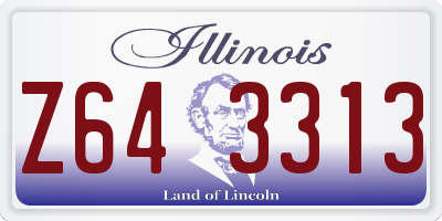 IL license plate Z643313