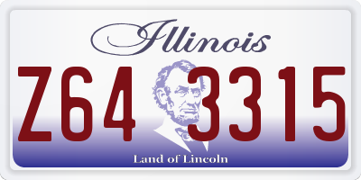IL license plate Z643315