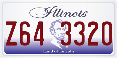 IL license plate Z643320