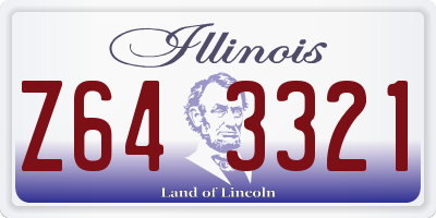 IL license plate Z643321