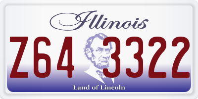 IL license plate Z643322