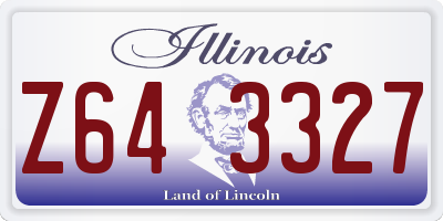 IL license plate Z643327