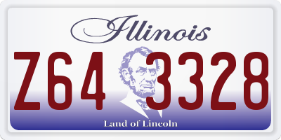 IL license plate Z643328