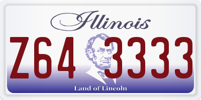 IL license plate Z643333