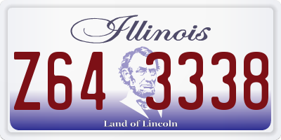 IL license plate Z643338