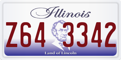IL license plate Z643342