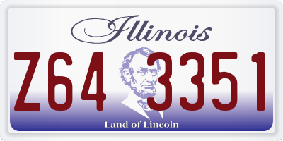 IL license plate Z643351