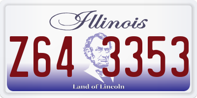 IL license plate Z643353