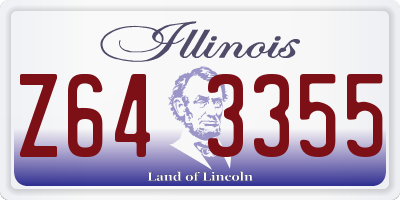 IL license plate Z643355
