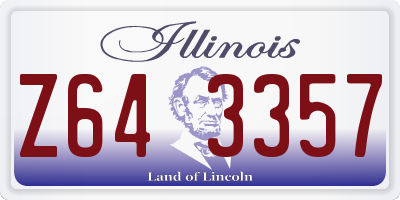 IL license plate Z643357