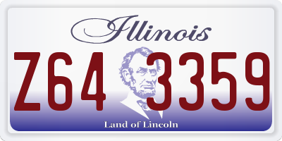 IL license plate Z643359