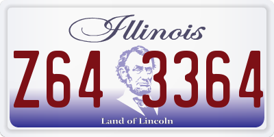 IL license plate Z643364