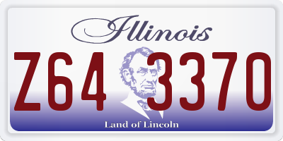 IL license plate Z643370