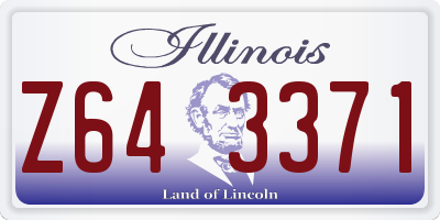 IL license plate Z643371