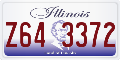 IL license plate Z643372