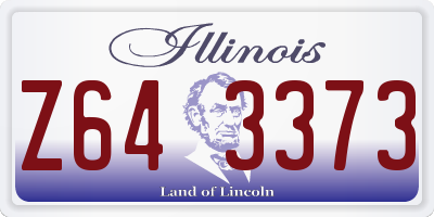 IL license plate Z643373