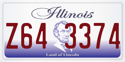 IL license plate Z643374