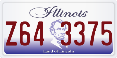 IL license plate Z643375