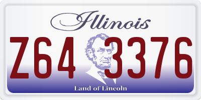 IL license plate Z643376