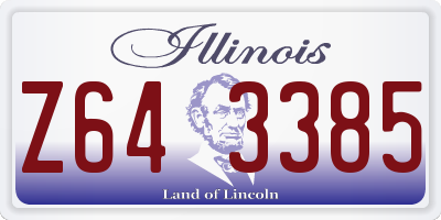 IL license plate Z643385