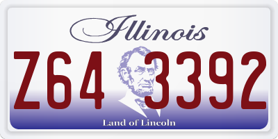 IL license plate Z643392