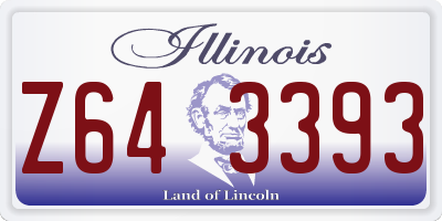 IL license plate Z643393
