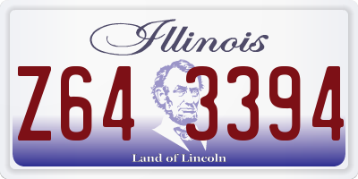 IL license plate Z643394