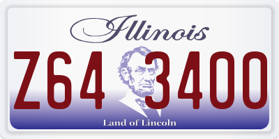 IL license plate Z643400