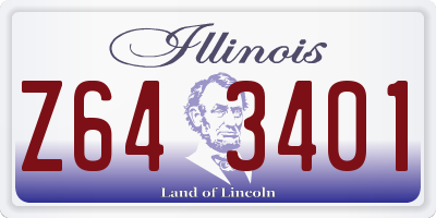 IL license plate Z643401