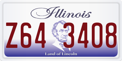 IL license plate Z643408