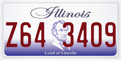 IL license plate Z643409
