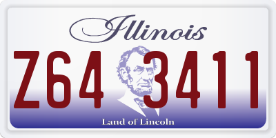 IL license plate Z643411
