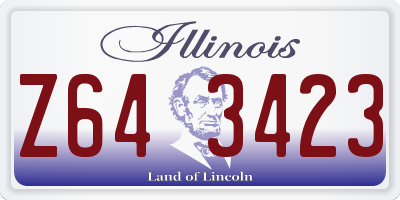 IL license plate Z643423