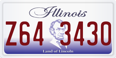 IL license plate Z643430