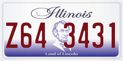 IL license plate Z643431