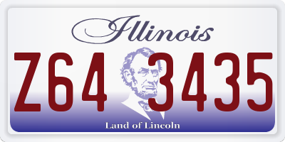 IL license plate Z643435