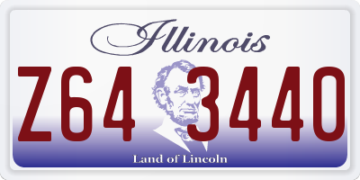 IL license plate Z643440