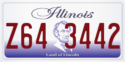 IL license plate Z643442