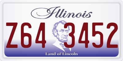 IL license plate Z643452