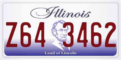 IL license plate Z643462