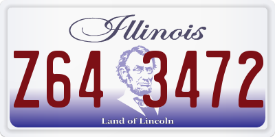 IL license plate Z643472