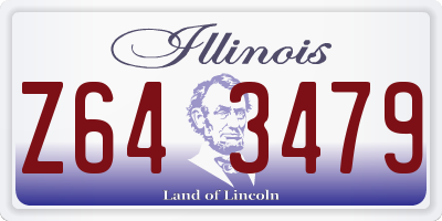 IL license plate Z643479