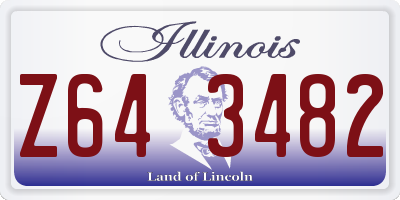 IL license plate Z643482